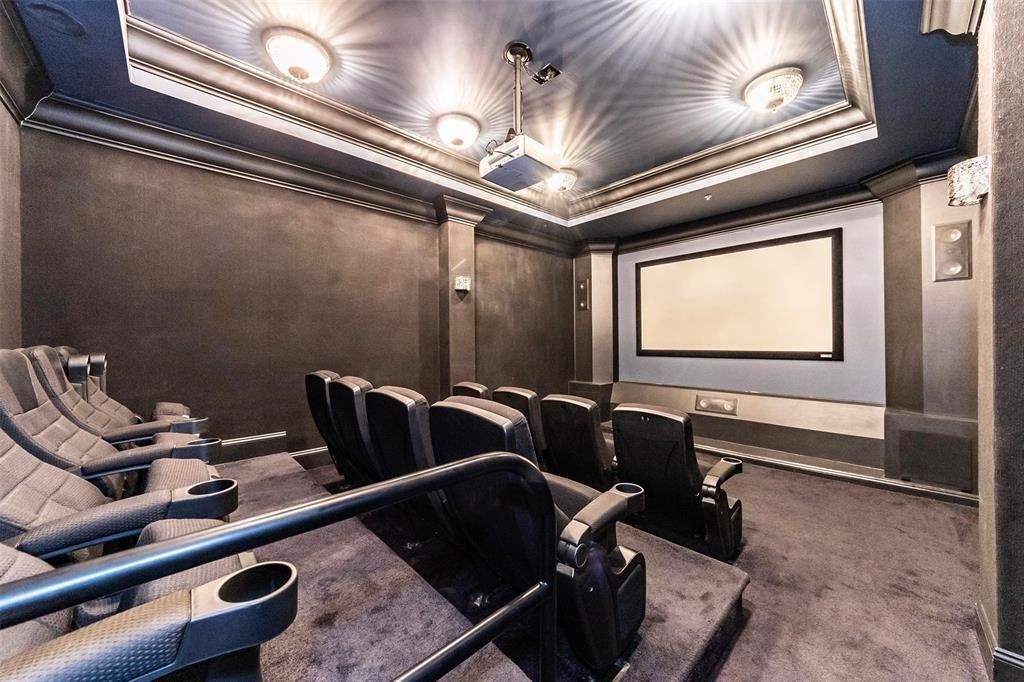 Home Theatre Room, Interior, Projection Screen, Theatre Room