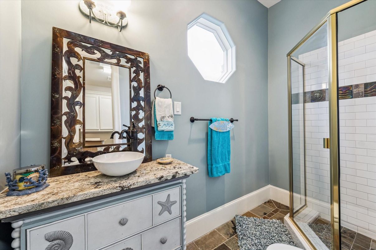 Bathroom, Glass Shower, Interior