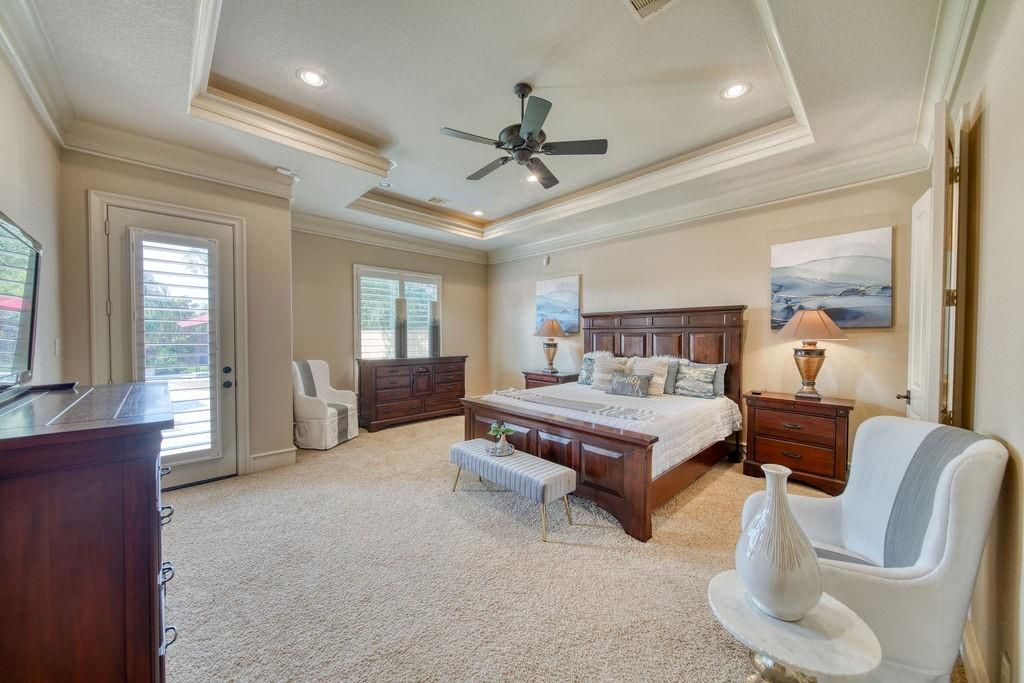 Bedroom, Interior, Recessed Lighting