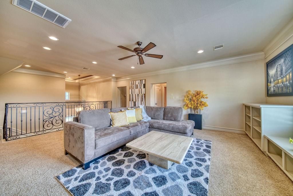 Interior, Living room, Recessed Lighting