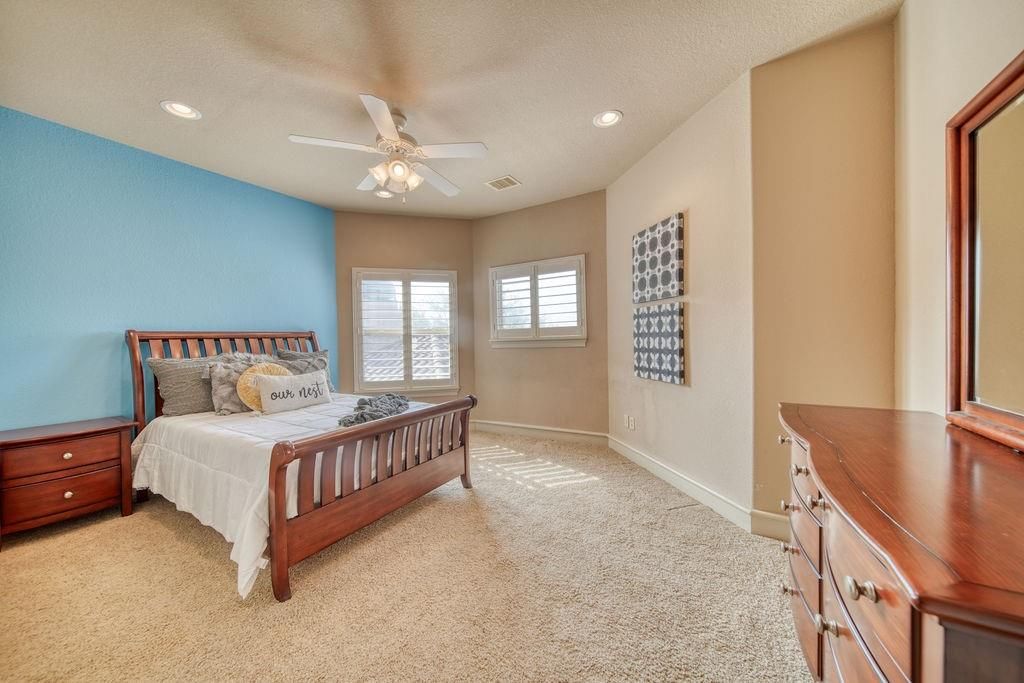 Bedroom, Interior, Recessed Lighting