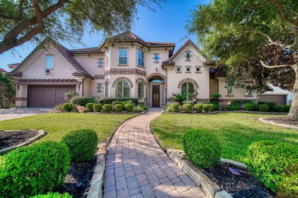 Attached, Backyard, Exterior, Facade, Mediterranean