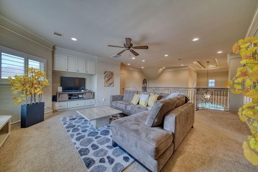 Interior, Living room, Recessed Lighting
