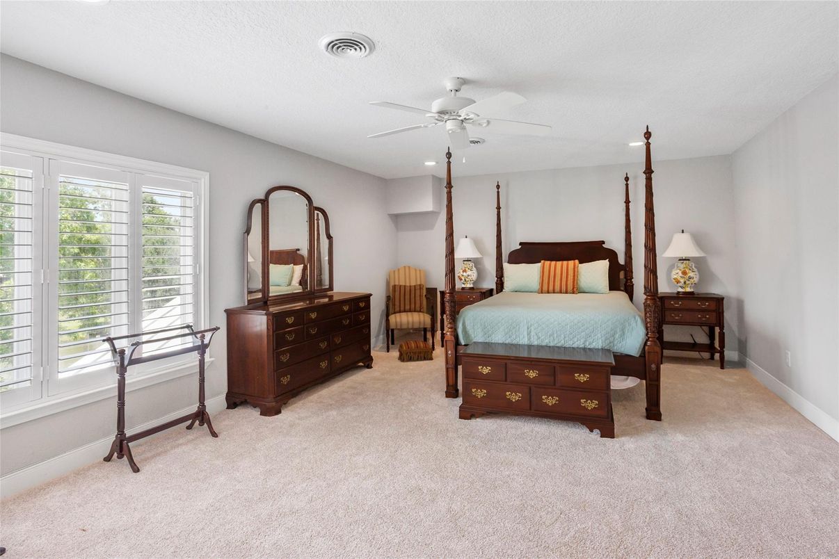 Bedroom, Interior, Recessed Lighting