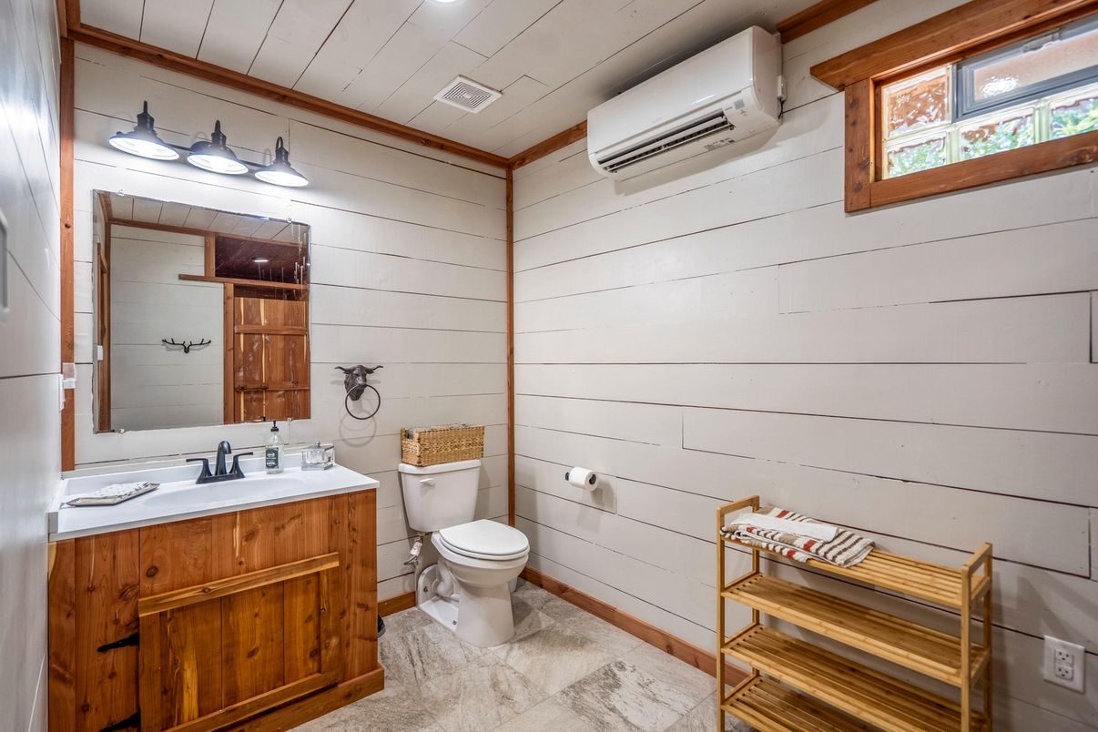 Bathroom, Interior, Wooden Walls