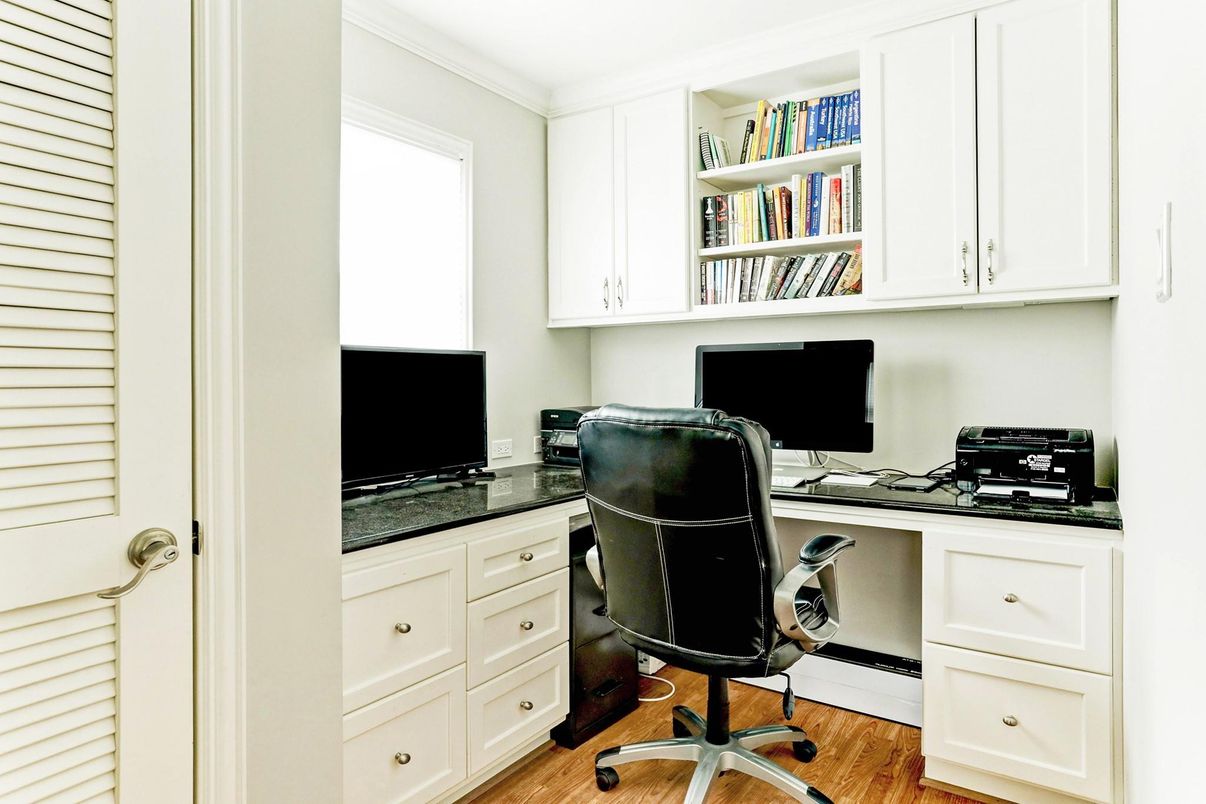 Home Office, Interior, Wood Texture Flooring