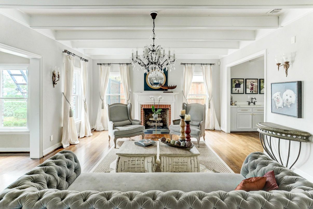Chandelier, Fireplace, Interior, Living room, Wood Texture Flooring