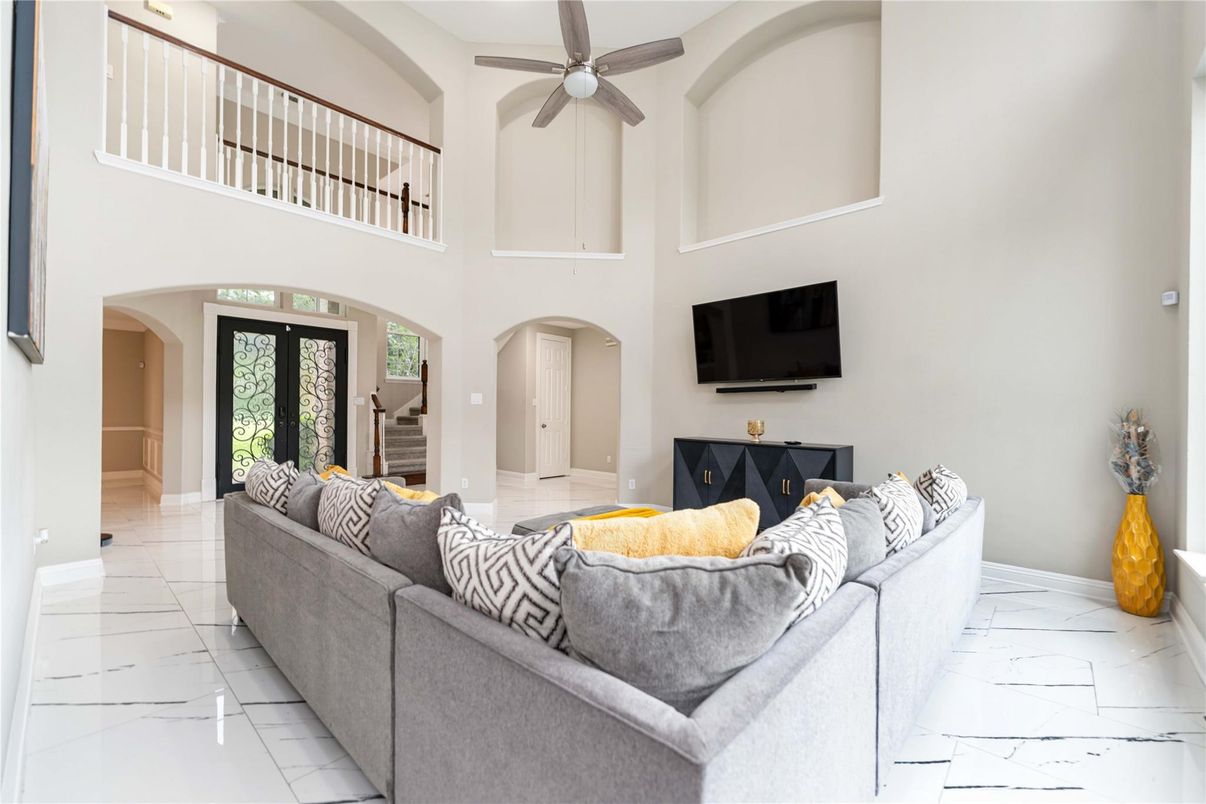 Interior, Living room, Marble