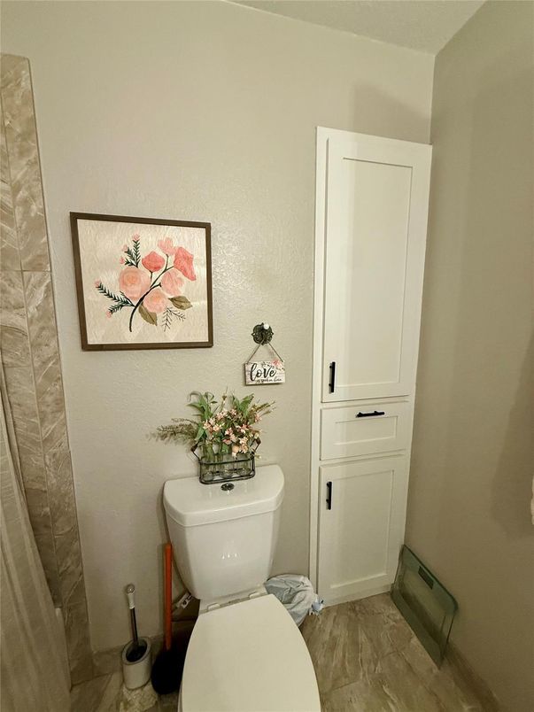 Bathroom, Interior, Wood Texture Flooring