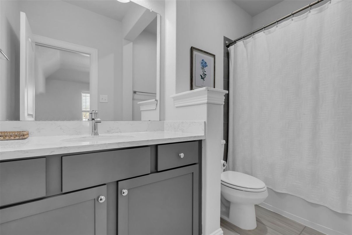 Bathroom, Interior, Wood Texture Flooring