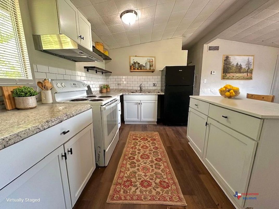 Interior, Kitchen, Wood Texture Flooring