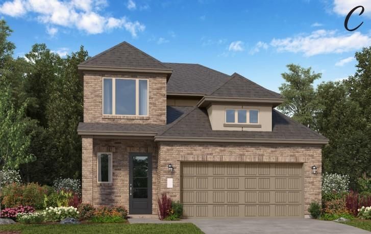 Attached, Exterior, Facade, Brick Facade, Brick Traditional
