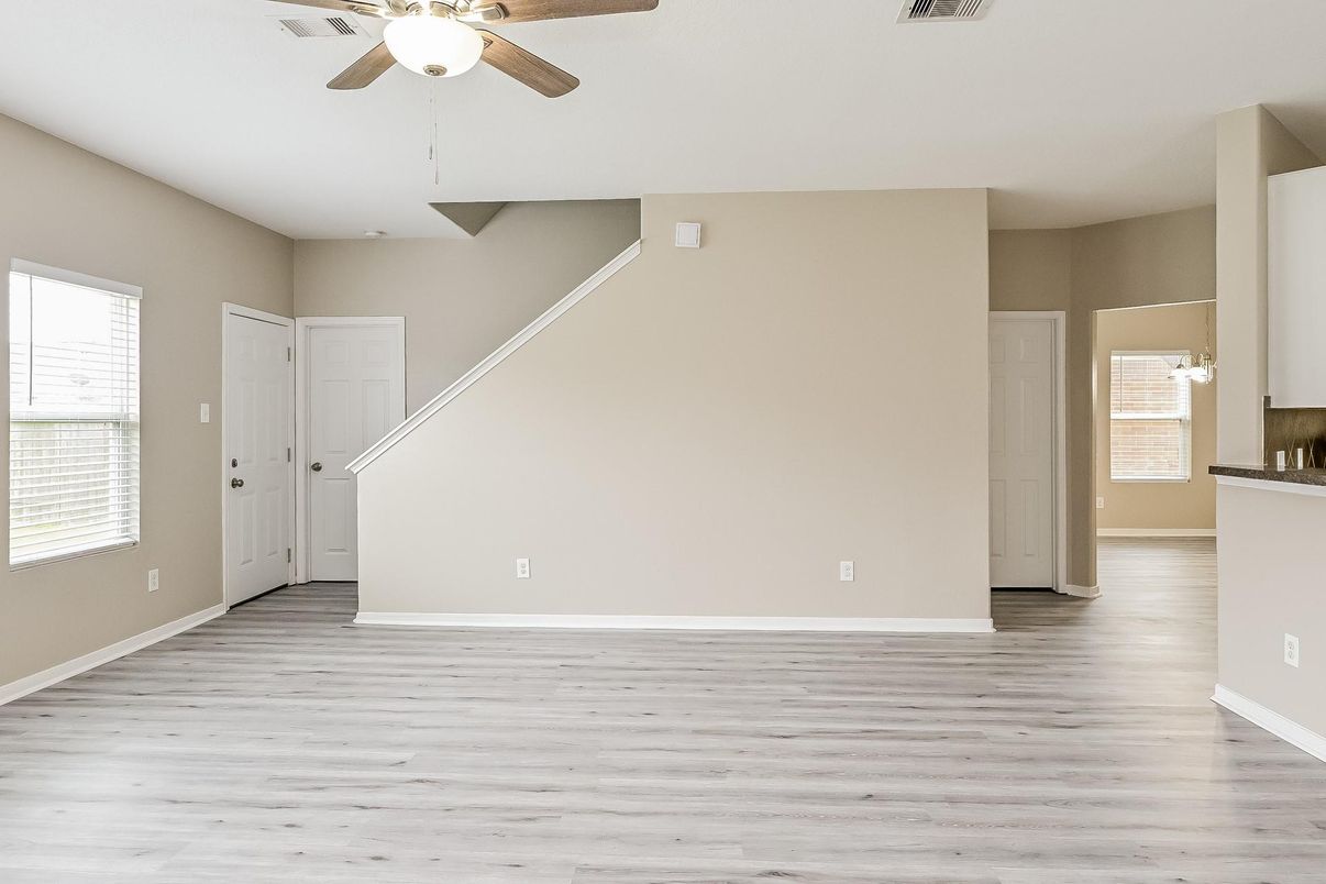 Empty room, Interior, Wood Texture Flooring