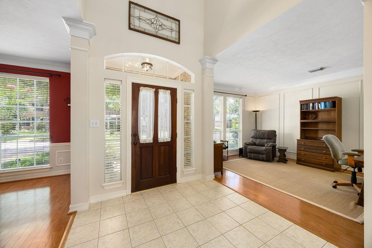 Home Office, Interior, Wood Texture Flooring