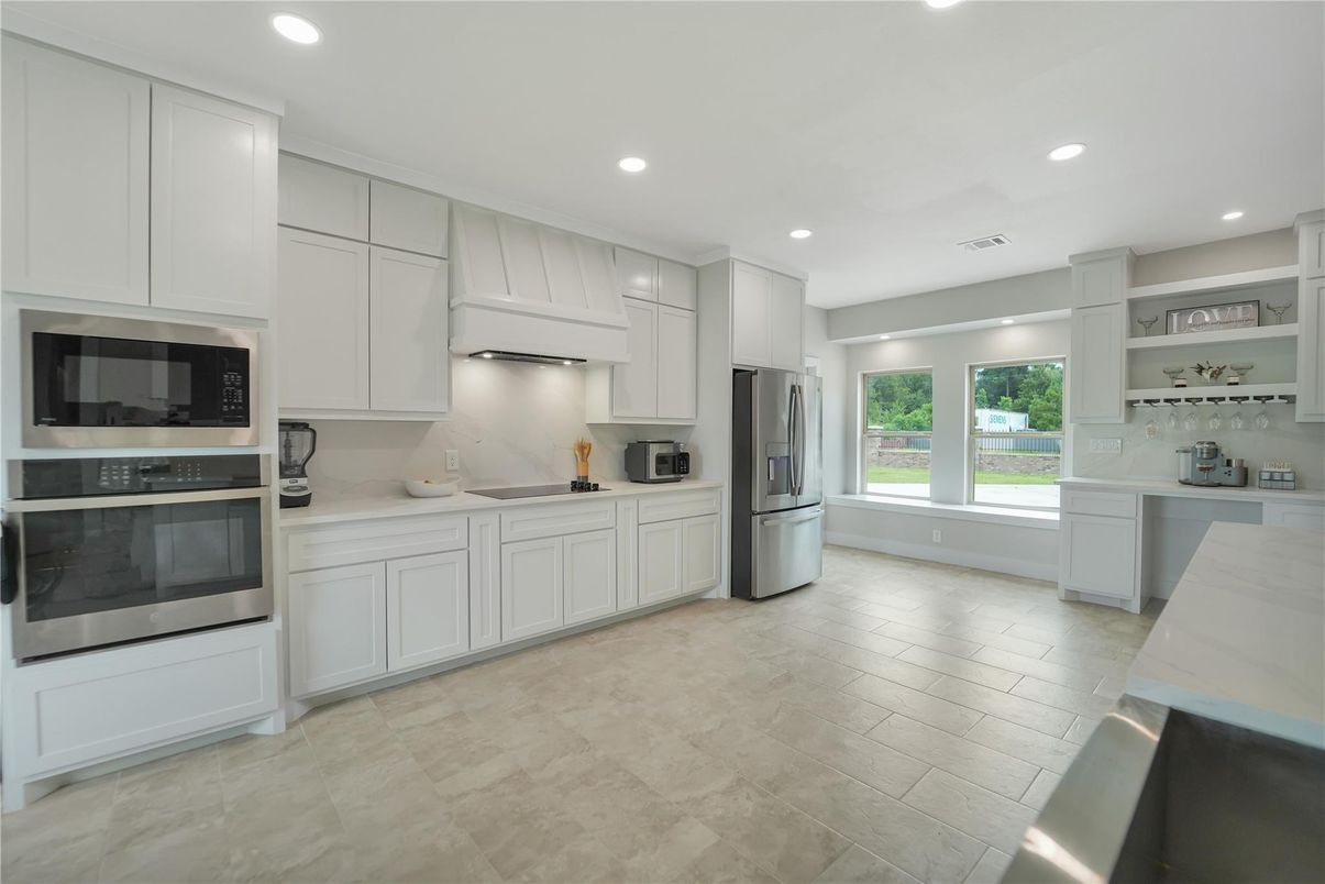 Interior, Kitchen, Recessed Lighting, Stainless Steel Appliances