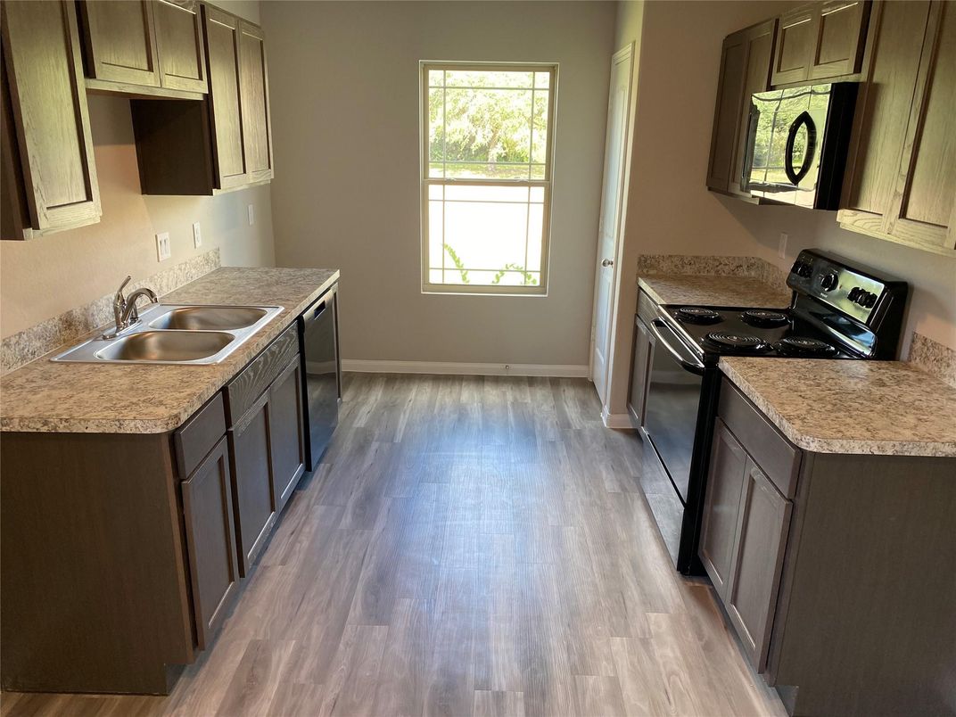 Interior, Kitchen, Wood Texture Flooring