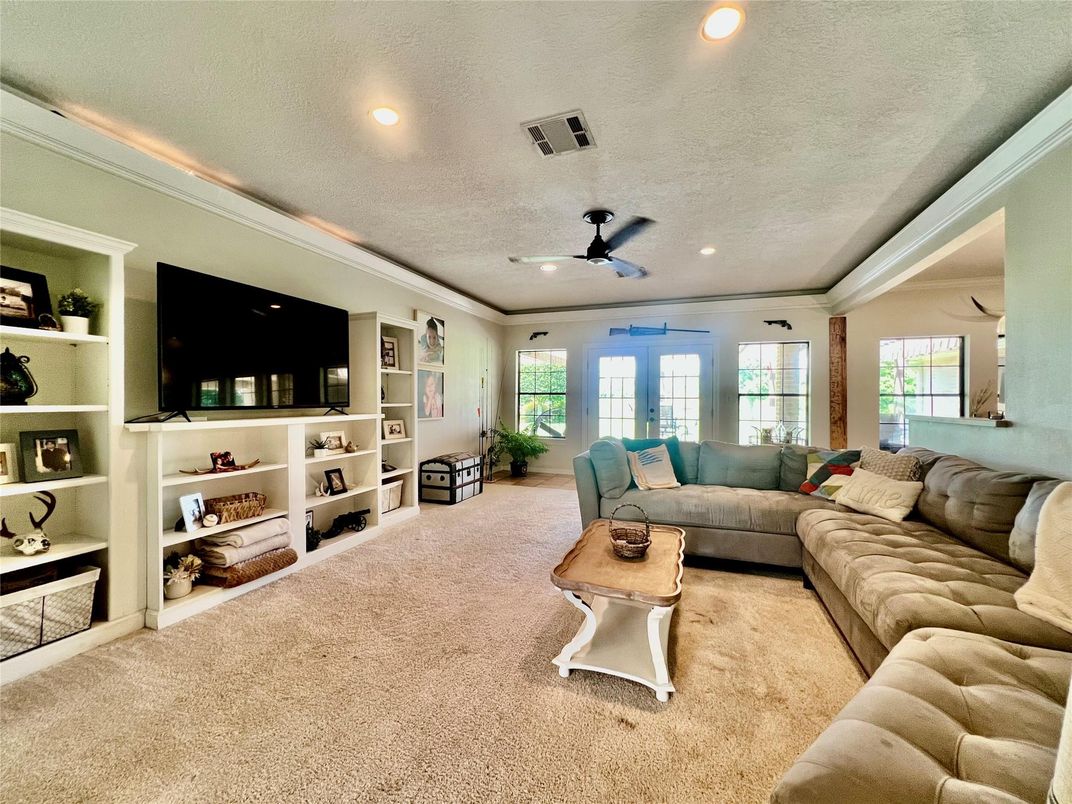 Interior, Living room, Recessed Lighting