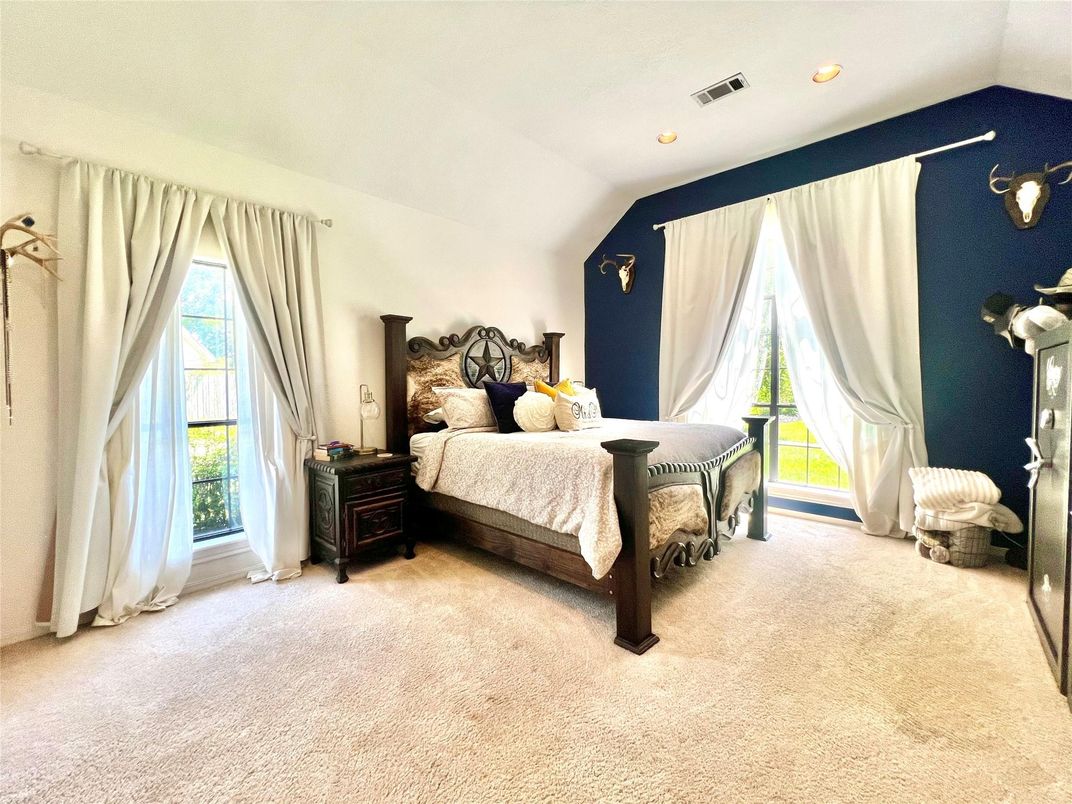 Bedroom, Interior, Recessed Lighting