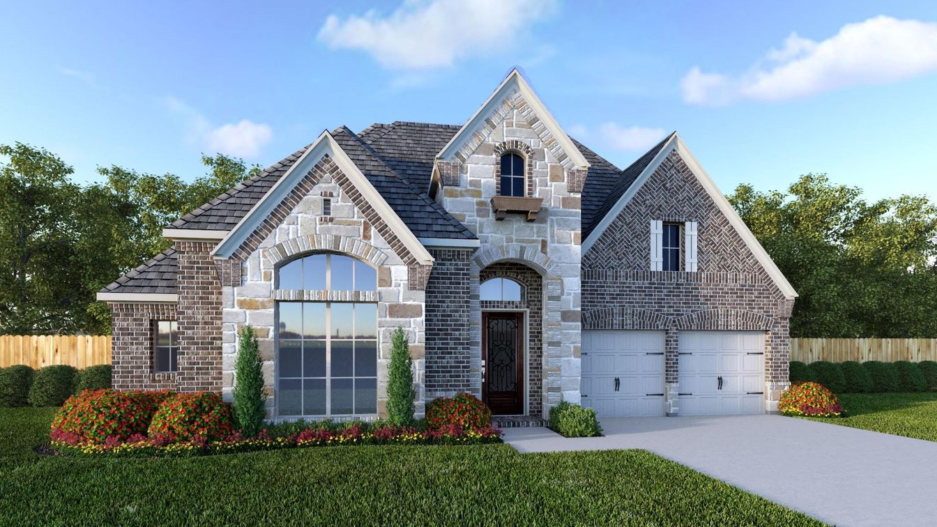 Attached, Exterior, Facade, Brick Facade, Brick Traditional