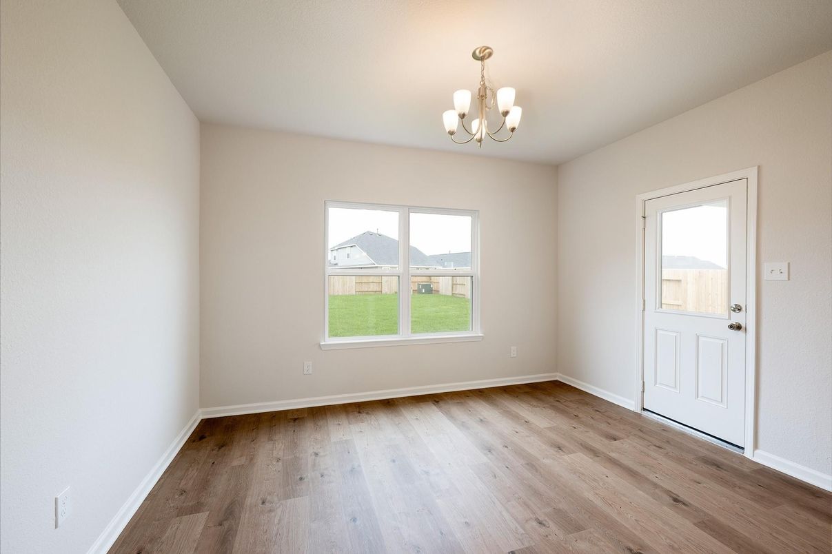 Chandelier, Empty room, Interior, Wood Texture Flooring
