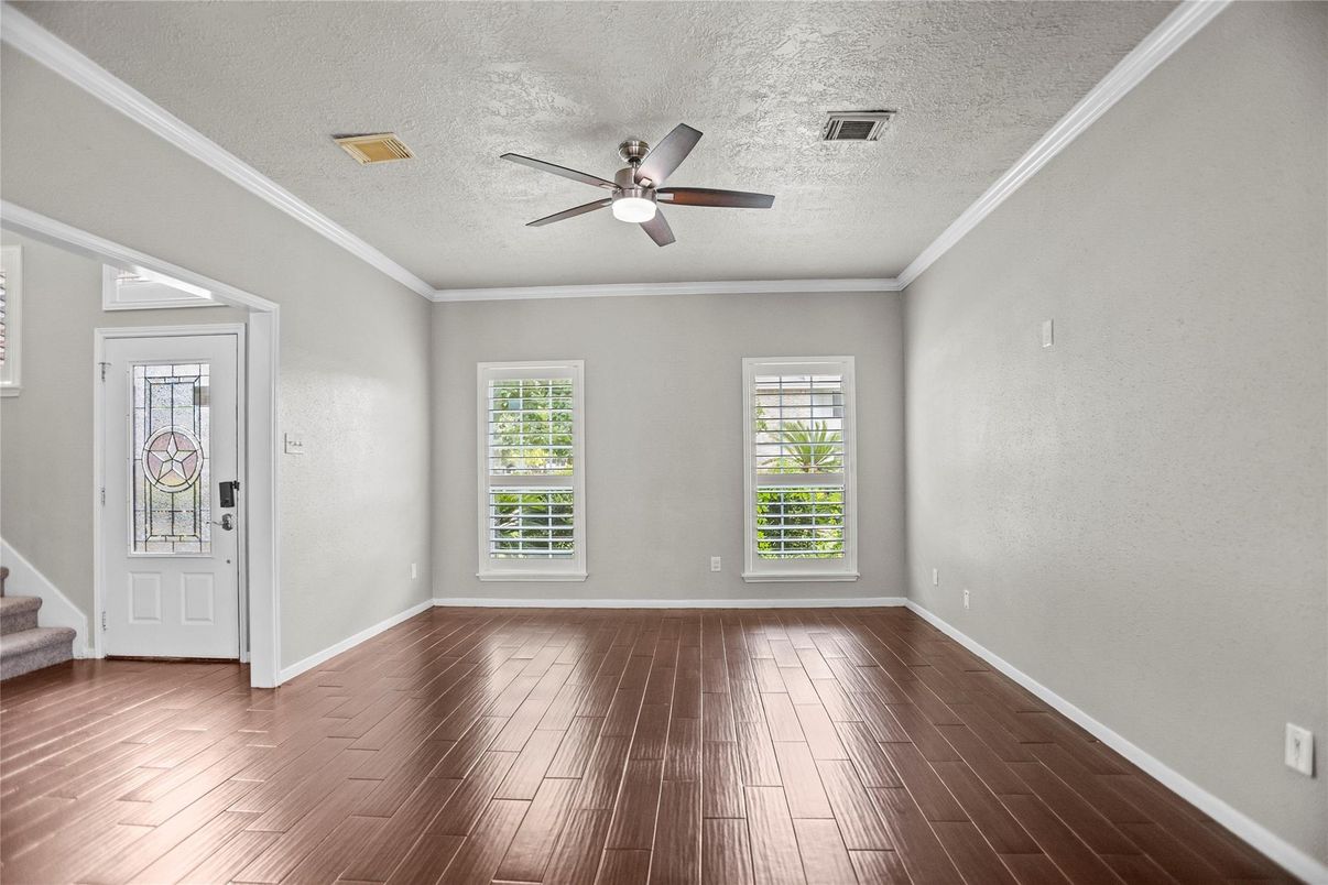 Empty room, Interior, Wood Texture Flooring