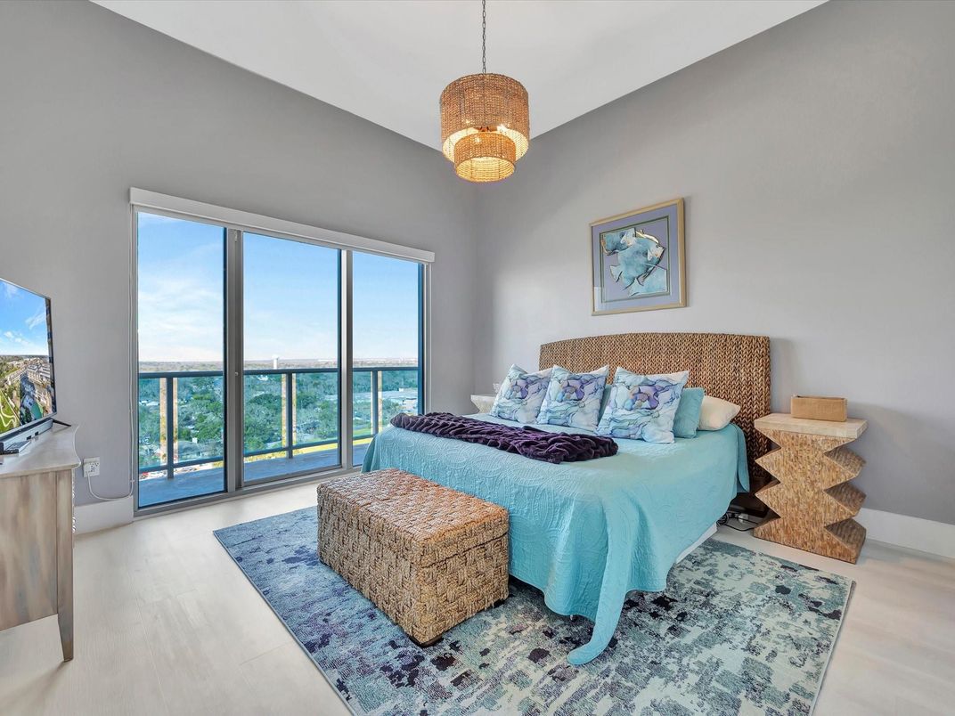 Bedroom, Chandelier, Interior, Water