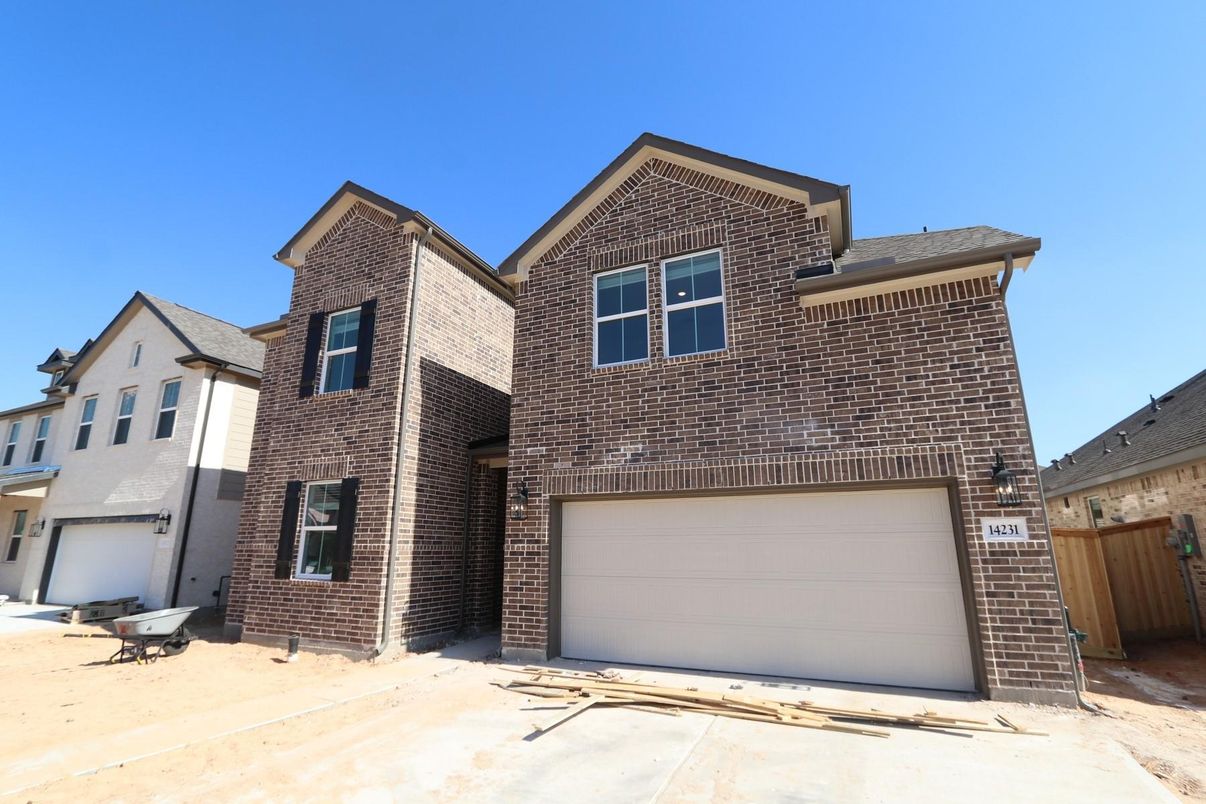 Attached, Exterior, Facade, Brick Facade, Brick Traditional