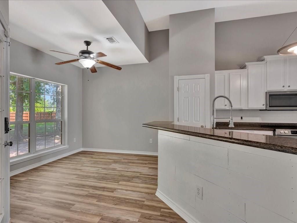 Interior, Kitchen, Wood Texture Flooring