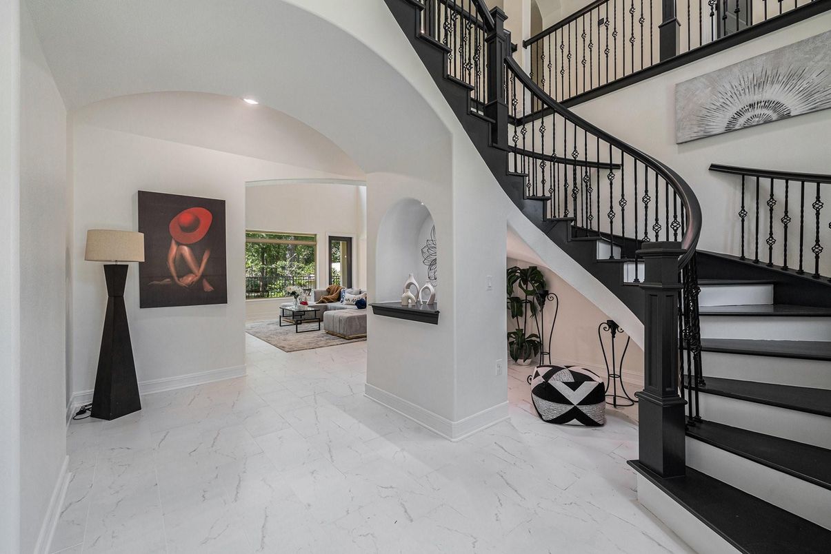 Interior, Marble, Recessed Lighting