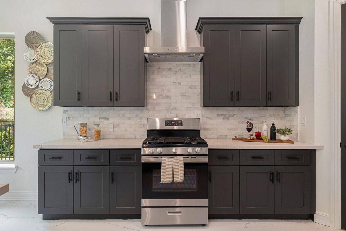 Interior, Kitchen, Marble, Stainless Steel Appliances