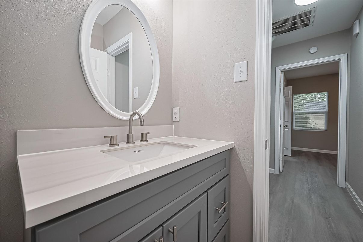 Bathroom, Interior, Wood Texture Flooring