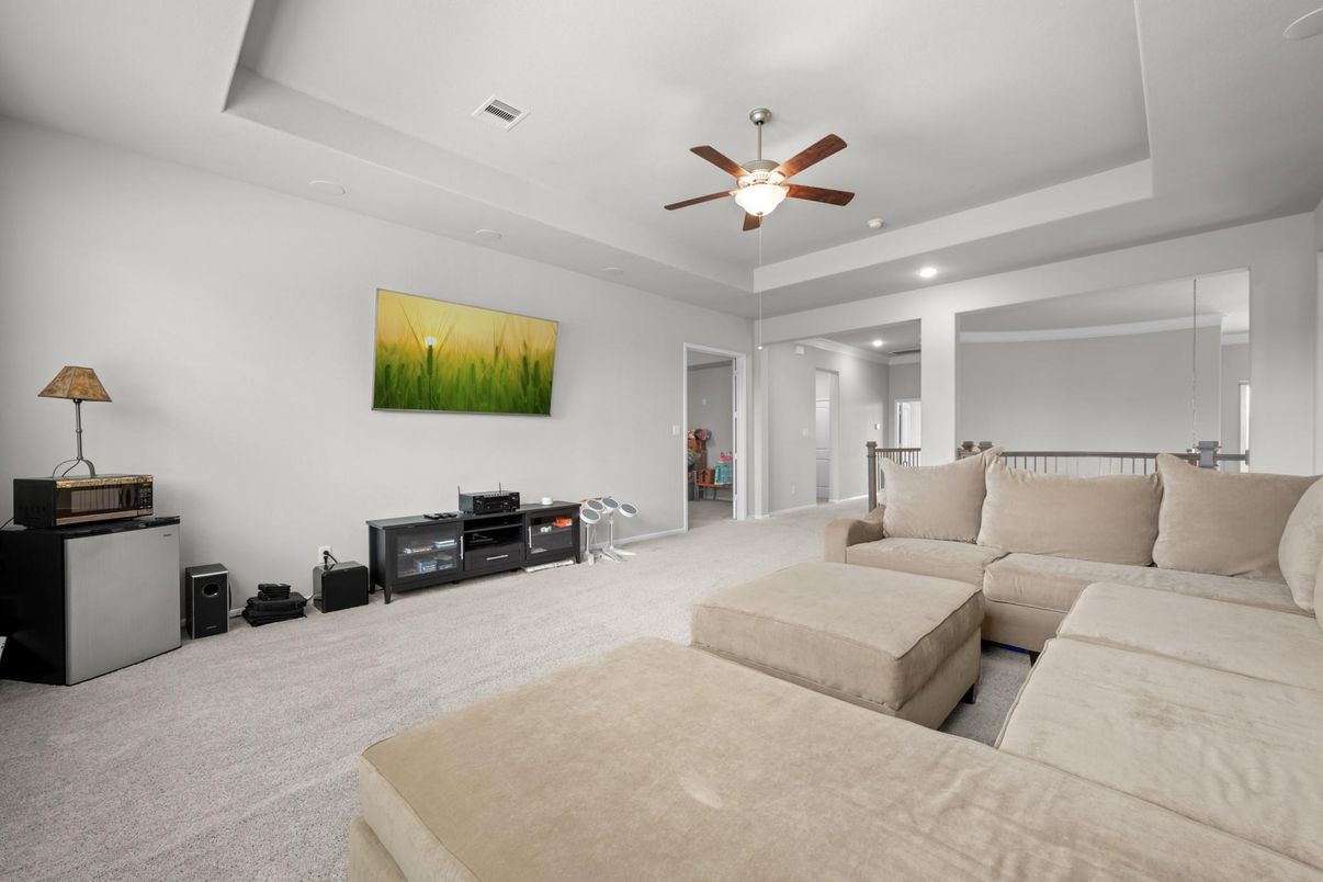 Interior, Living room, Recessed Lighting