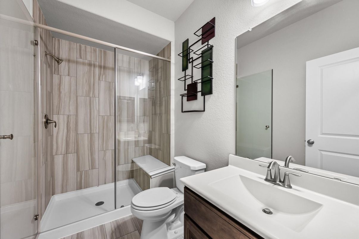 Bathroom, Glass Shower, Interior