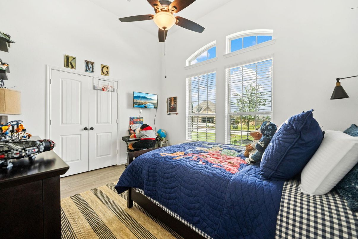 Bedroom, Interior, Wood Texture Flooring