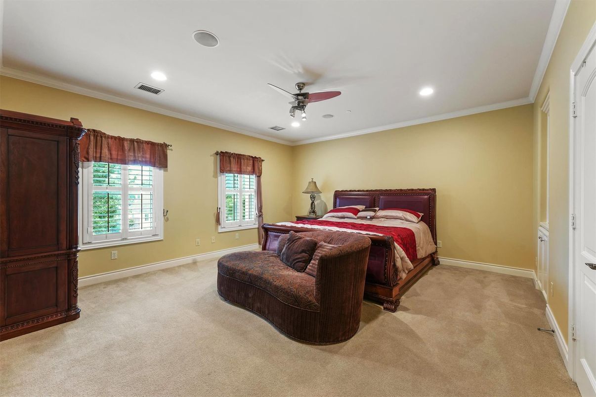 Bedroom, Interior, Recessed Lighting