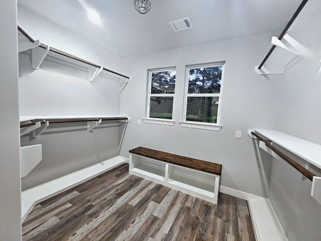 Interior, Walk-in Closets, Wood Texture Flooring