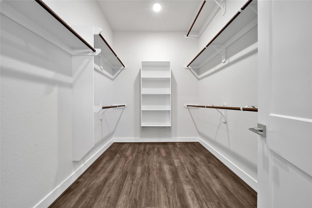 Interior, Recessed Lighting, Walk-in Closets, Wood Texture Flooring