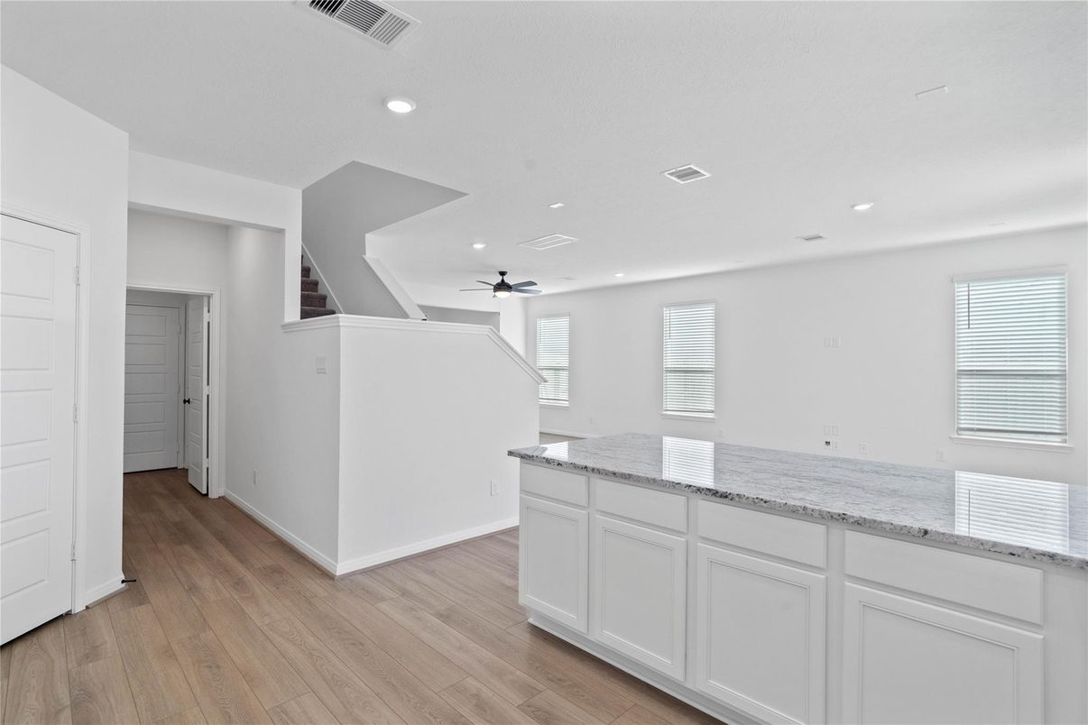 Interior, Recessed Lighting, Wood Texture Flooring