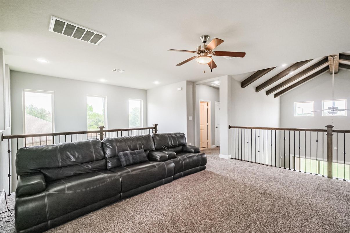 Interior, Recessed Lighting, Wooden Beams
