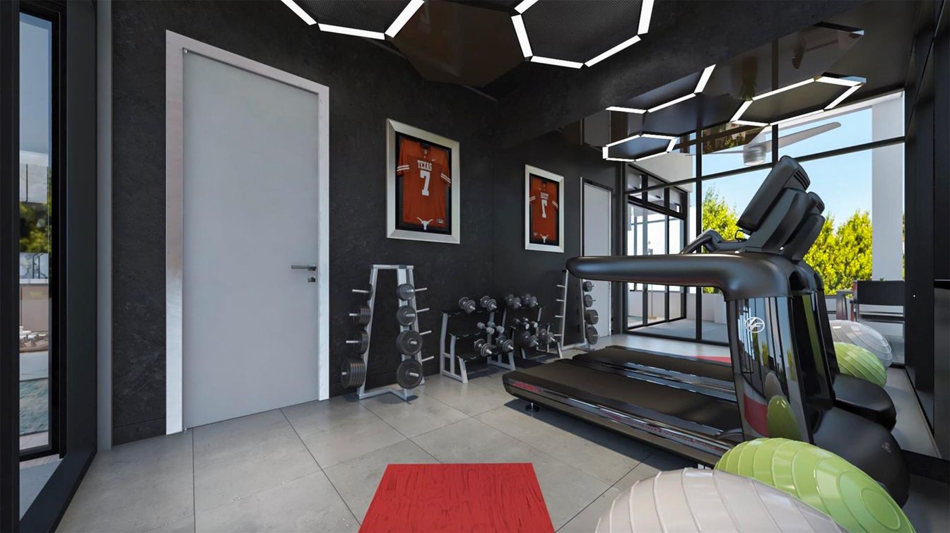 Fitness Equipment, Gym, Interior