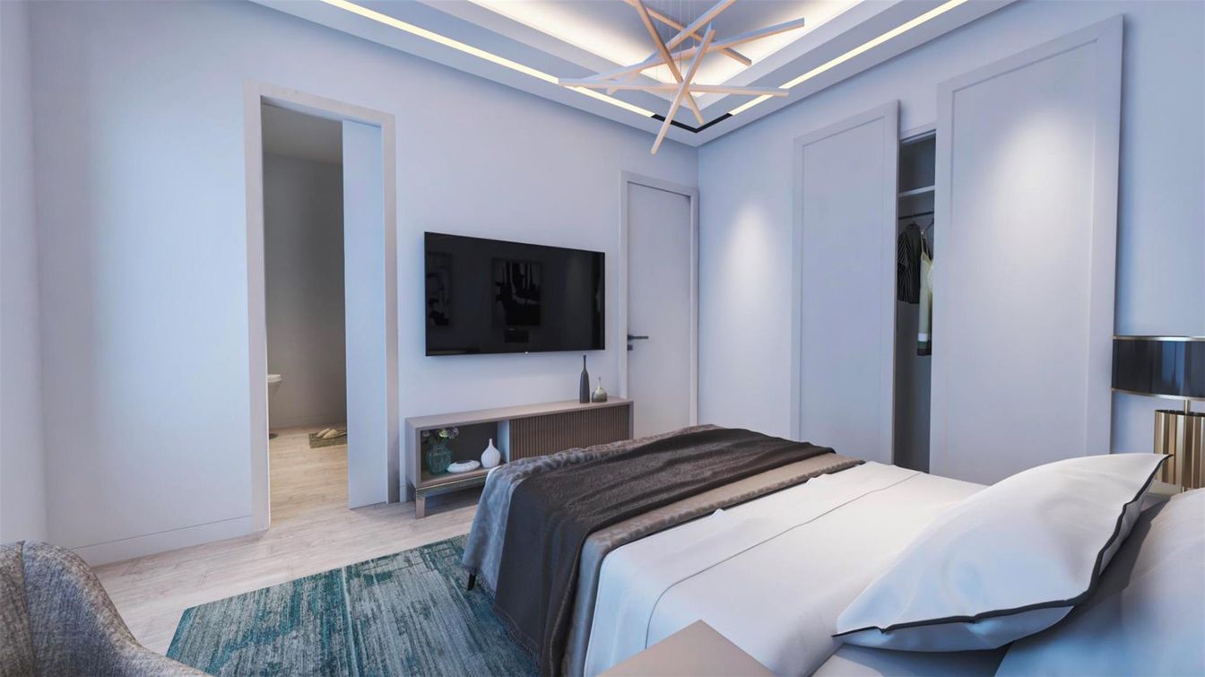 Bedroom, Interior, Wood Texture Flooring