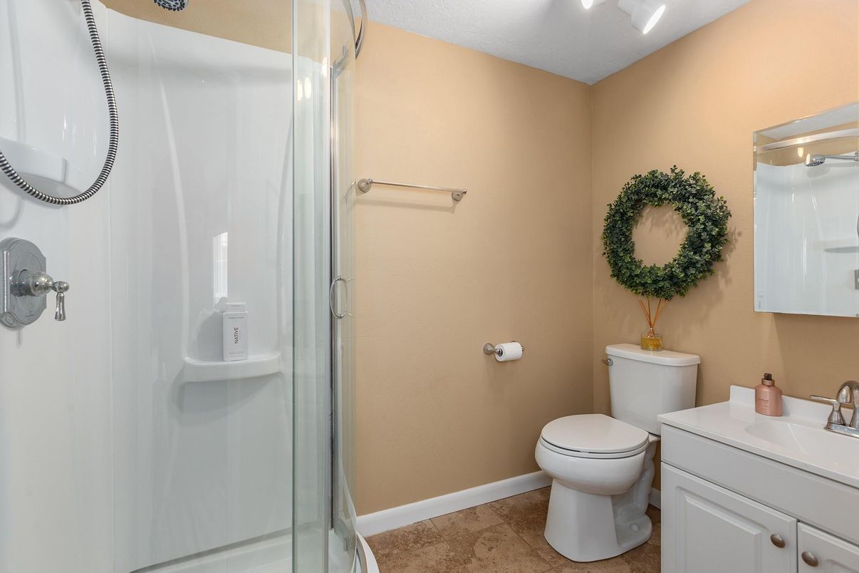 Bathroom, Glass Shower, Interior
