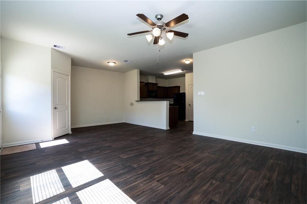 Empty room, Interior, Kitchen, Wood Texture Flooring