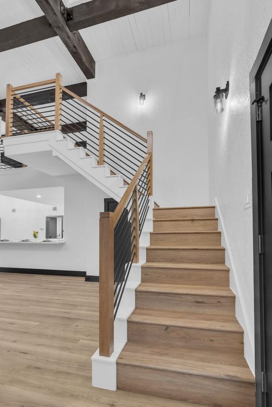 Interior, Wooden Beams, Wood Texture Flooring