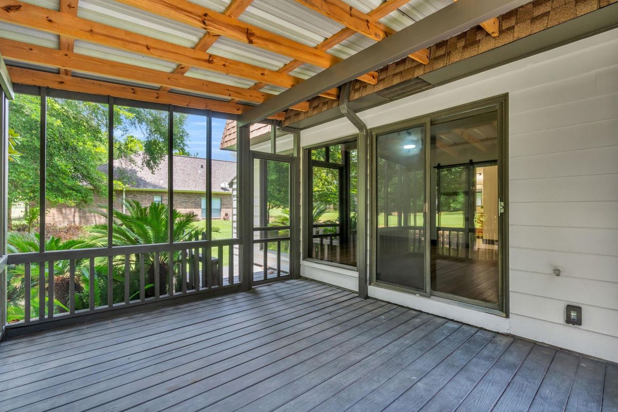 Interior, Sun Room, Wooden Beams, Wood Texture Flooring