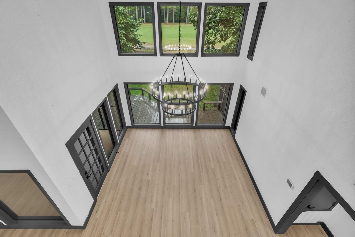 Chandelier, Interior, Pendant Lights, Wood Texture Flooring