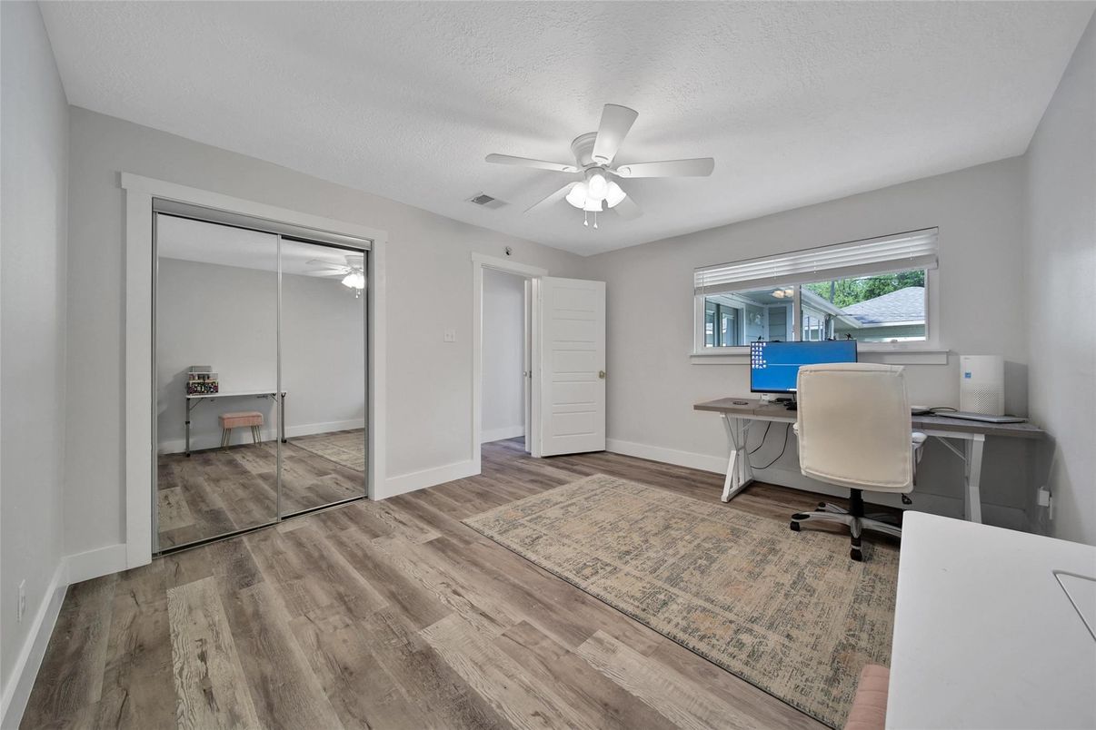 Home Office, Interior, Wood Texture Flooring