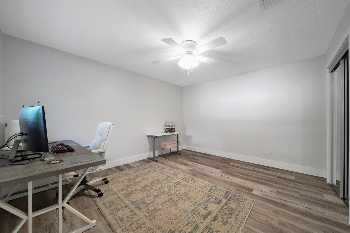 Home Office, Interior, Wood Texture Flooring