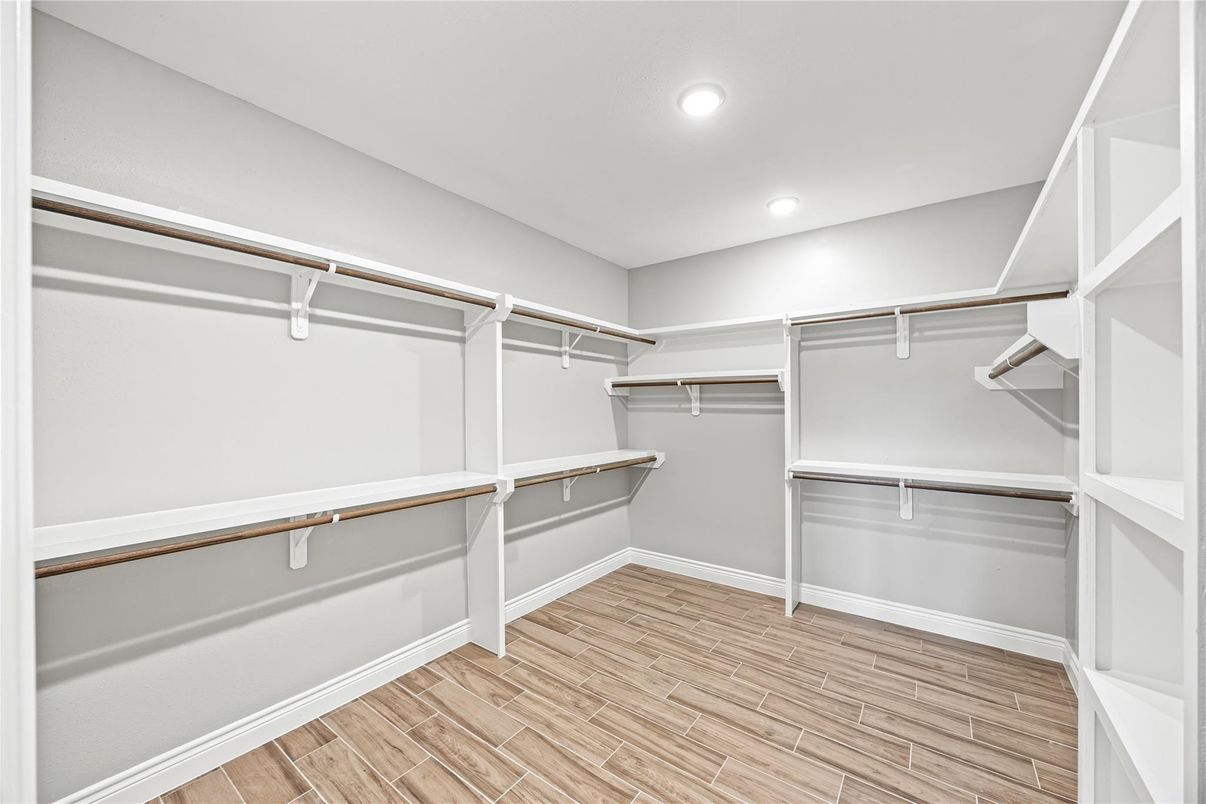 Interior, Recessed Lighting, Walk-in Closets, Wood Texture Flooring