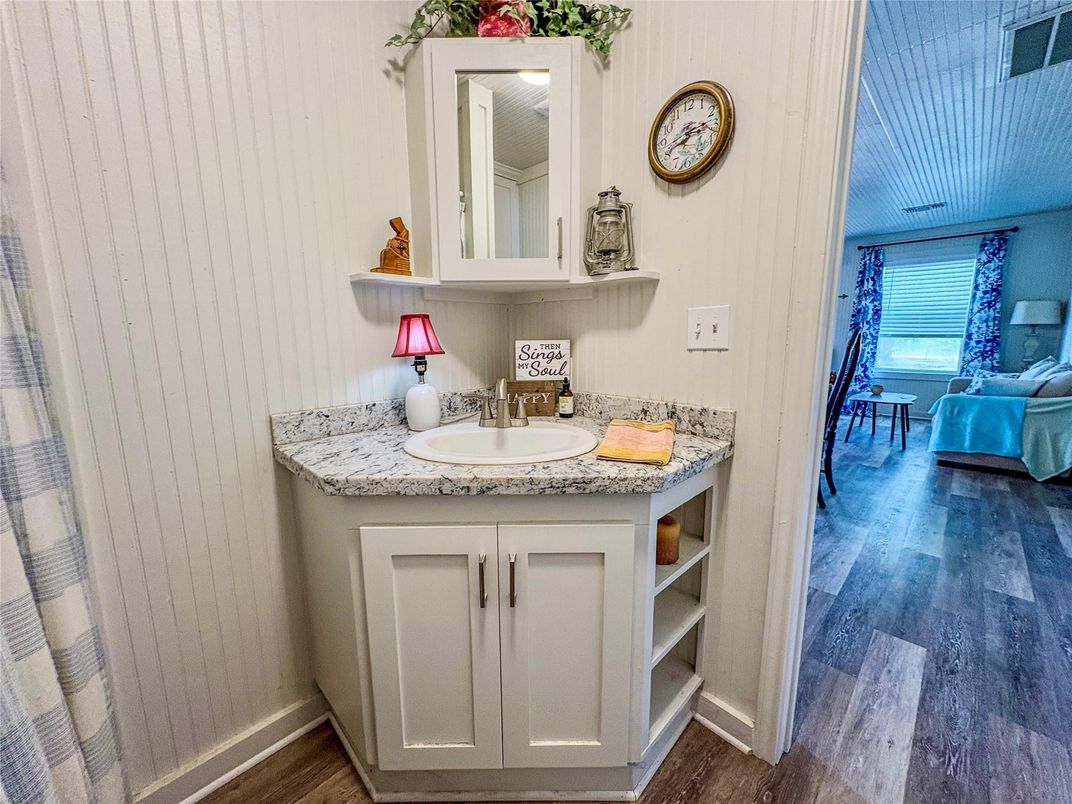 Bathroom, Interior, Wood Texture Flooring